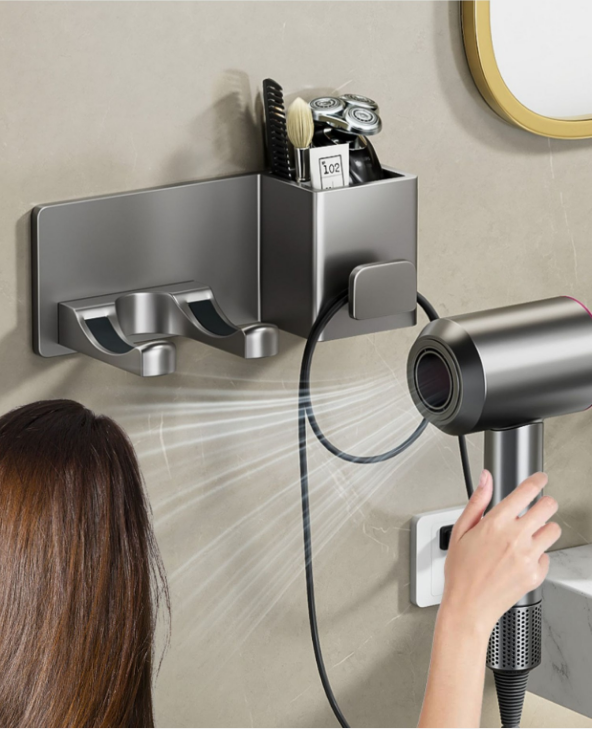 Giá Đỡ Máy Sấy Tóc Drying Hair Shelf Nhôm cao cấp