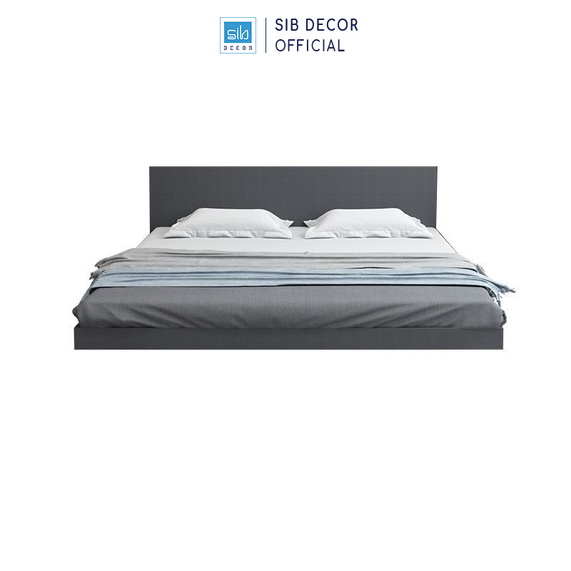 Giường Ngủ Tatami Bệt Phong Cách Nhật Màu Vân Vải SIB Decor GN26
