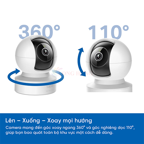 Camera trong nhà TP-Link Tapo Pan/Tilt Home Security Wifi 5MP 3K C232 - Hàng chính hãng