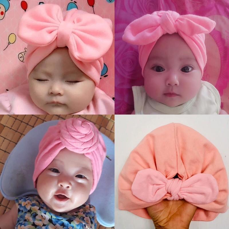 Mũ turban cho bé đủ size đủ màu chất đẹp