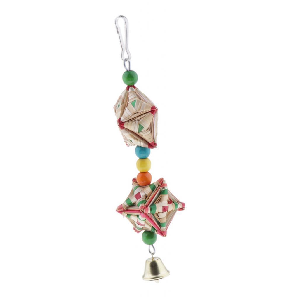Bird Toys Parrot Swing Cage Supplies For Parakeet Cockatiel Budgie Lovebird