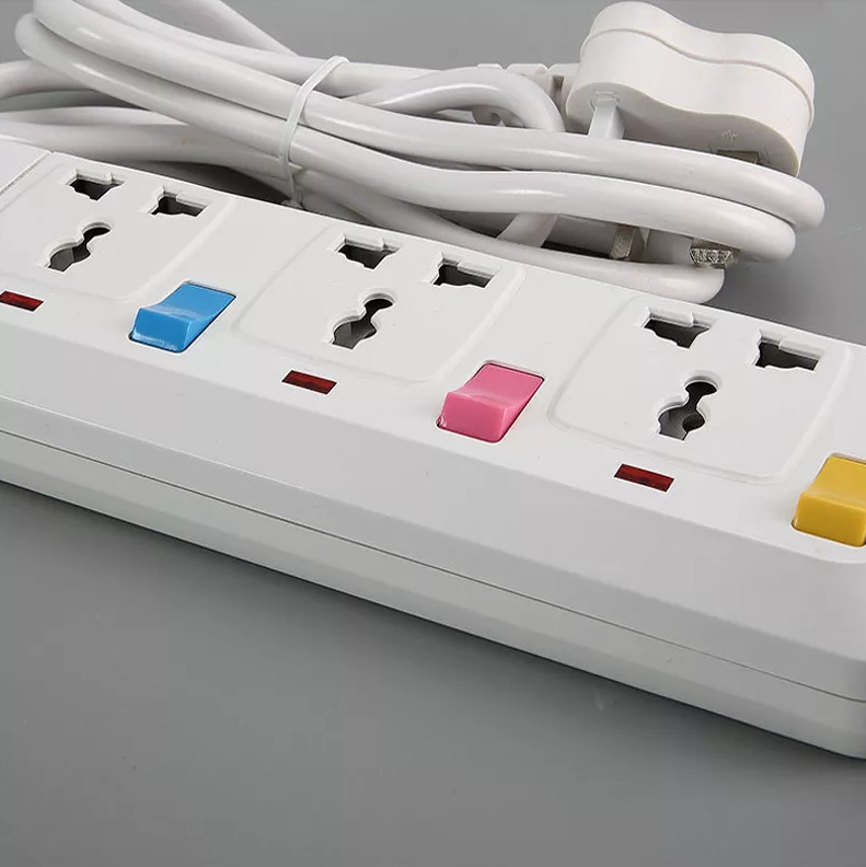 Ổ Cắm Nối Dài 5 mét 3,4,5 Lỗ Công Tắc 2500W