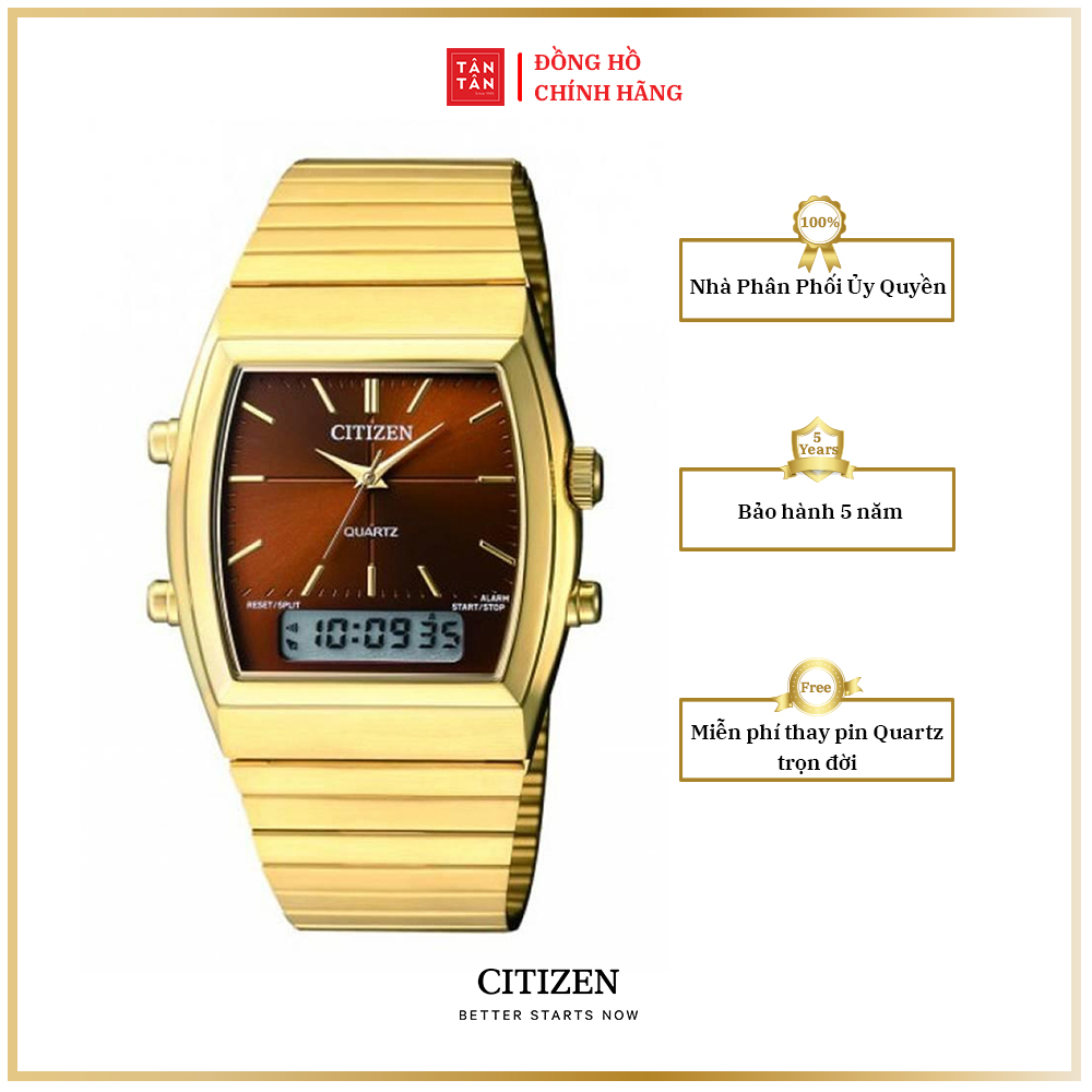 Đồng hồ Nam Citizen Quartz JM0542-56X 39mm