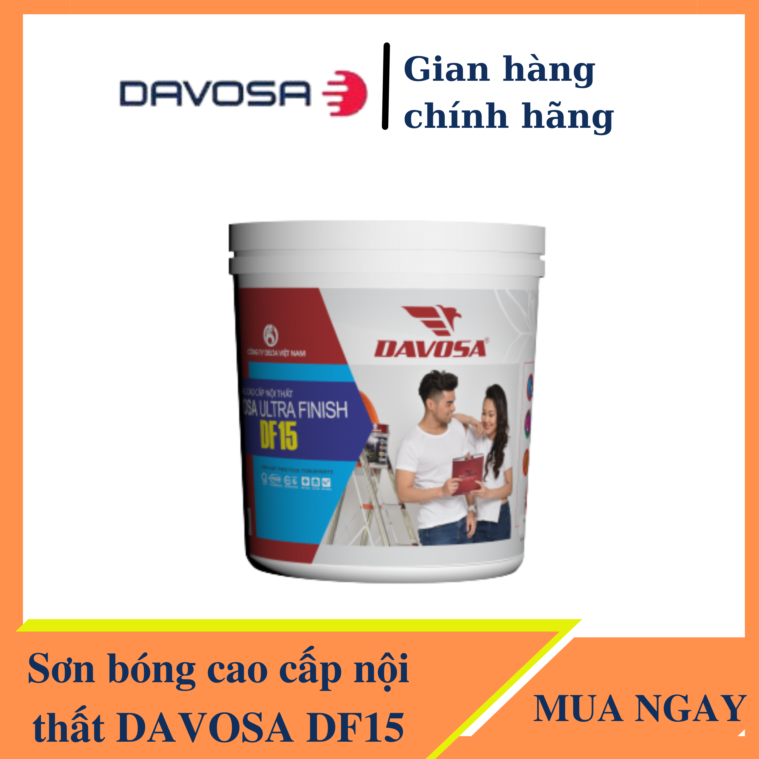 Sơn bóng cao cấp trong nhà Davosa DF15