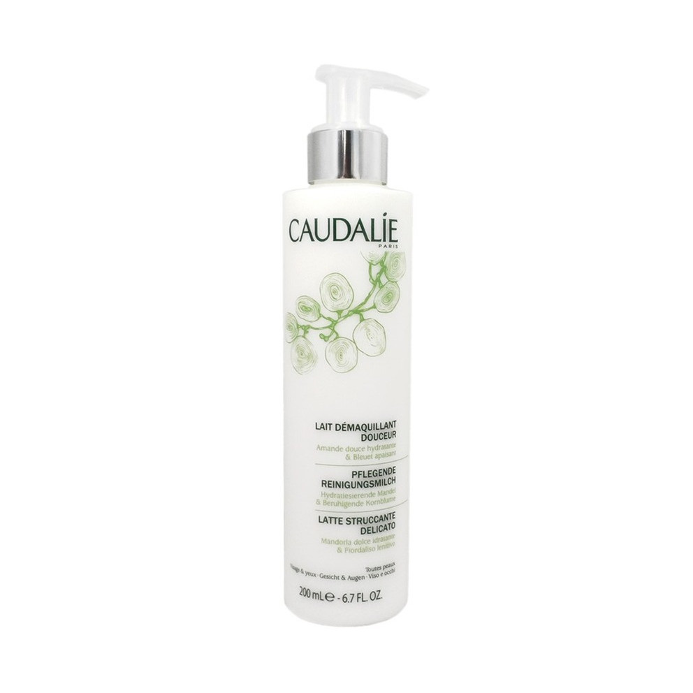 Caudalie Lait Démaquillante Doucer - Sữa Tẩy Trang Chiết Xuất Hạnh Nhân Và Dầu Hạt Nho 200ml