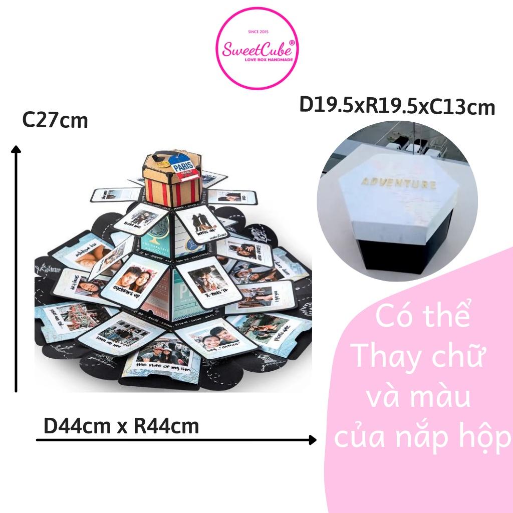 Hộp Quà Tặng Sinh Nhật THÁP TÌNH YÊU_Tower Love Box (19.5x19.5x13cm) - Sweetcube_Gift