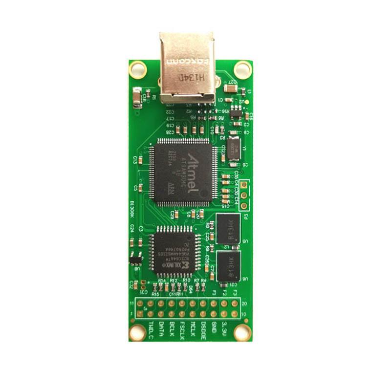 DLHiFi Giao diện kỹ thuật số usb của Ý dsd sang i2s PCM 384KHz DSD512 Bảng Amanero tương thích tốt hơn xmos cho bộ khuếch đại DAC