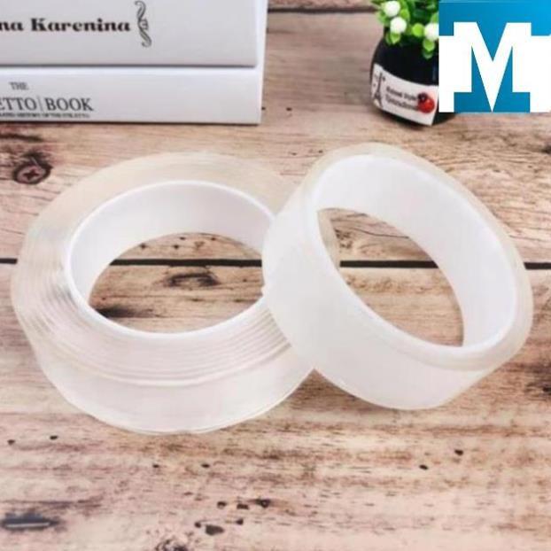 Băng Dính 2 Mặt Trong Suốt 5M