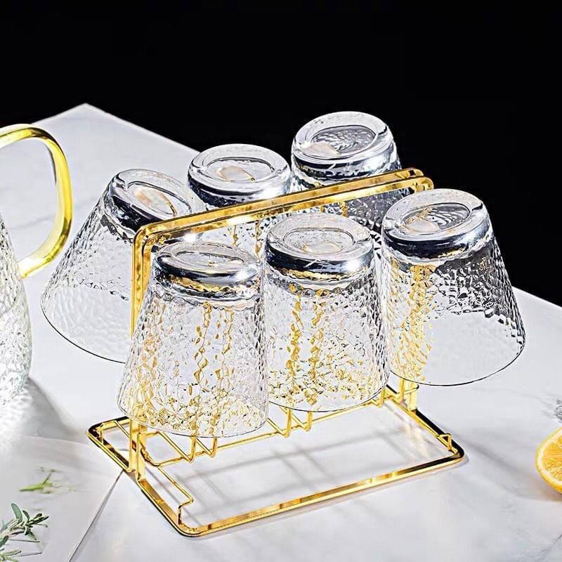 Bộ bình nước kèm 6 cốc thủy tinh cao cấp