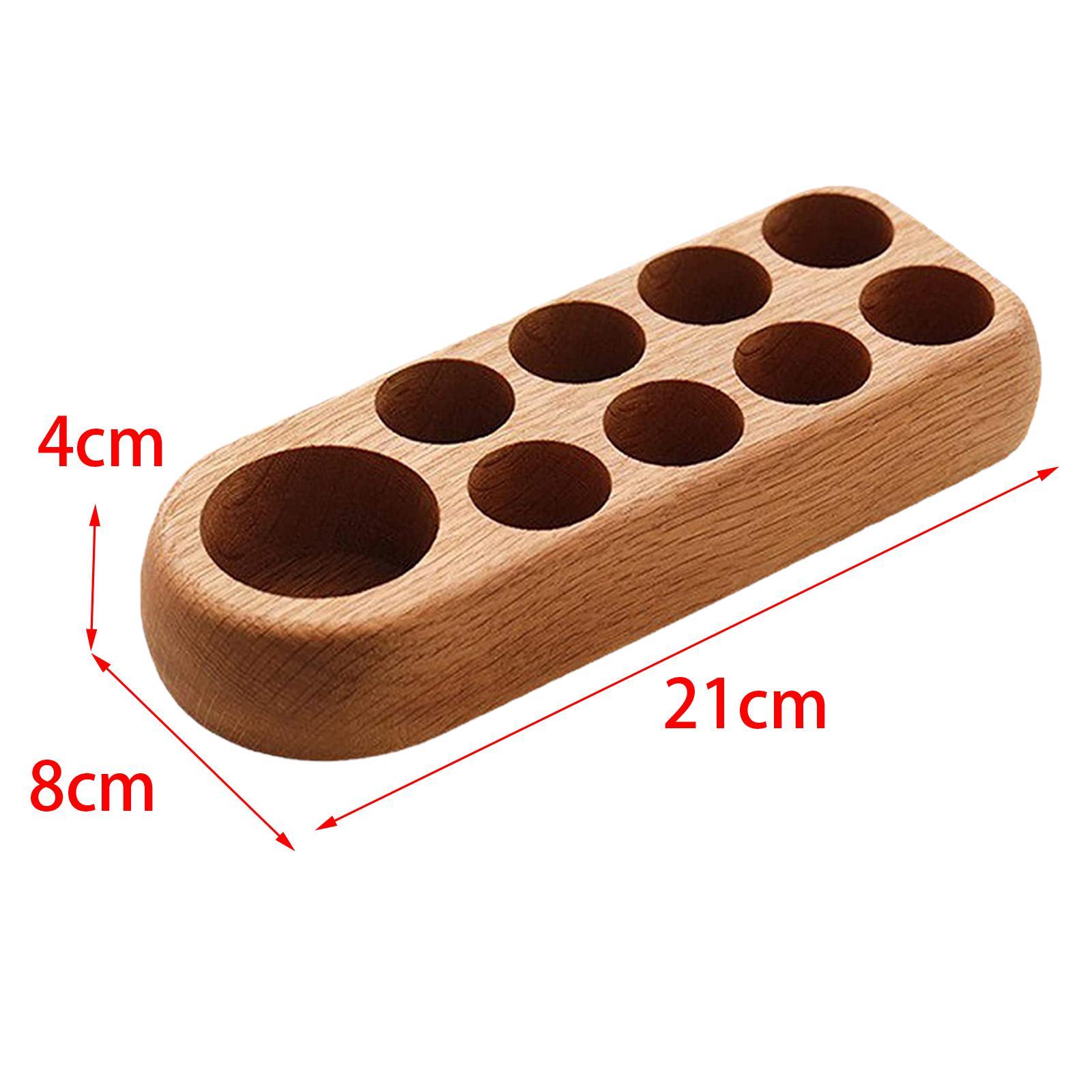Essential Oil Display Rack for 5ml 10ml Bottle Cosmetic Organizer Rack 1 Tier 9 Holes