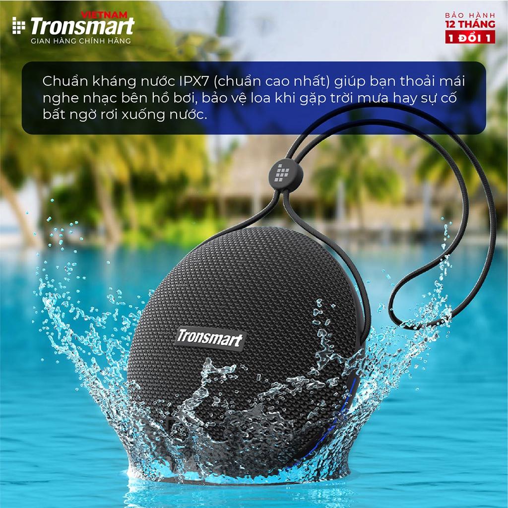 Tronsmart Splash 1 Bluetooth 5.0 Tích hợp đèn LED Chống nước IPX7 Công suất 15W Công nghệ âm thanh SoundPulse TWS - Hàng Chính Hãng