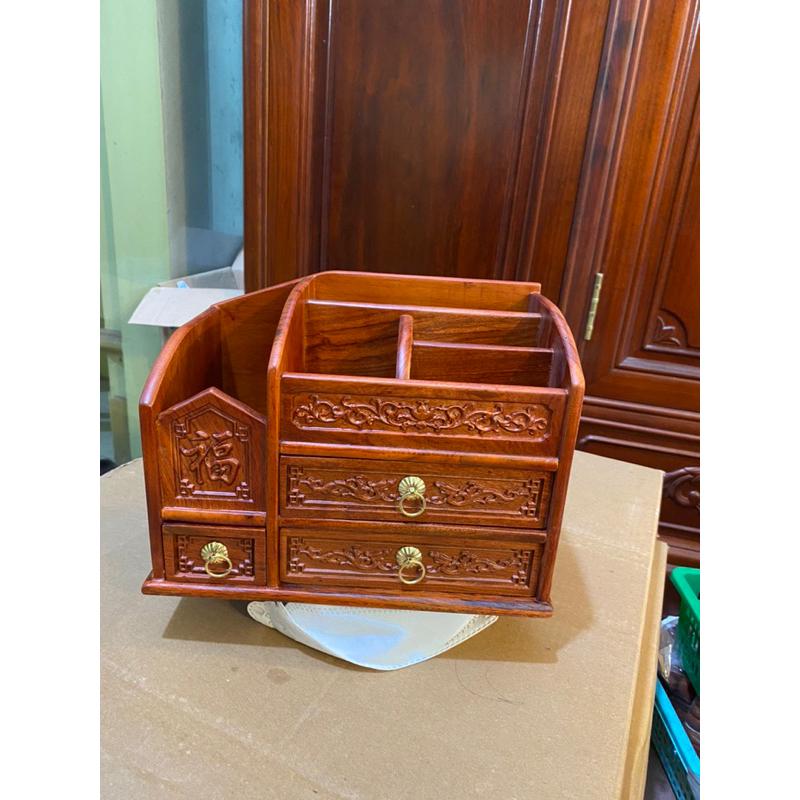 Hộp đựng đồ đa năng bằng gỗ hương