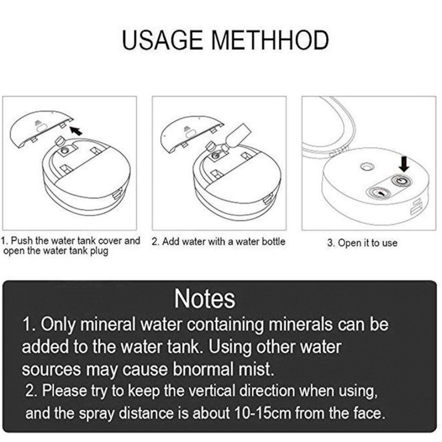 Gương trang điểm đa chức năng