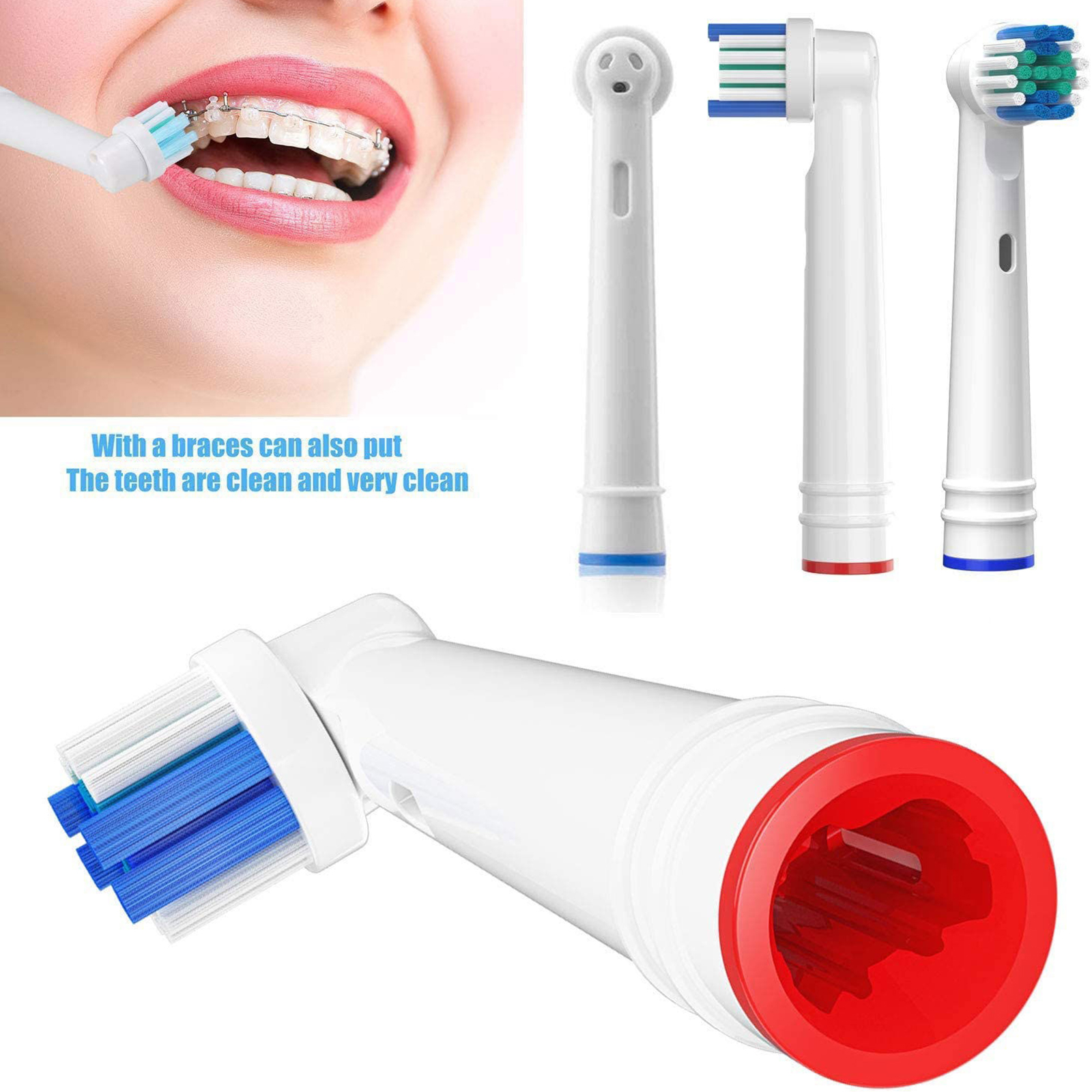 12 Cái Đầu Bàn Chải Đánh Răng Thay Thế Tương Thích Với Bàn Chải Điện Oral B Cho Răng Nhạy Cảm
