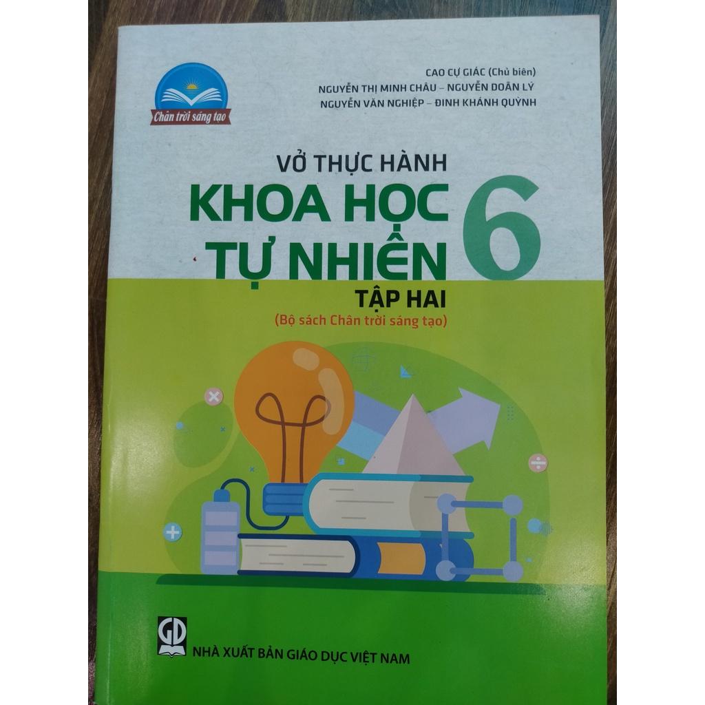 Sách - Combo Vở thực hành Khoa học tự nhiên 6 - Tập 1 + 2 (Chân trời)