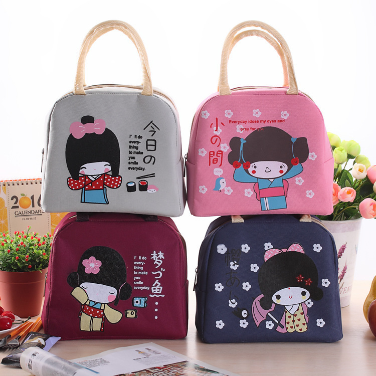 Túi Giữ Nhiệt Hình Cô Gái Nhật 22cm