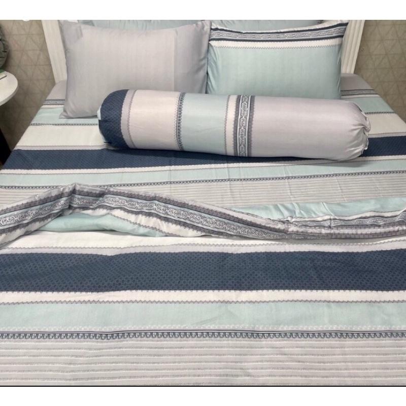 Bộ tencel 2mx2m2 ga gối cao cấp SIÊU MÁT MÈM MỊN ôm dây khoá - nệm 5-27cm