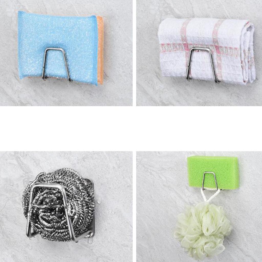 Sponge Chủ Lưu Trữ Rag Giá Không Gỉ Sponge Caddy Phòng Tắm Tổ Chức