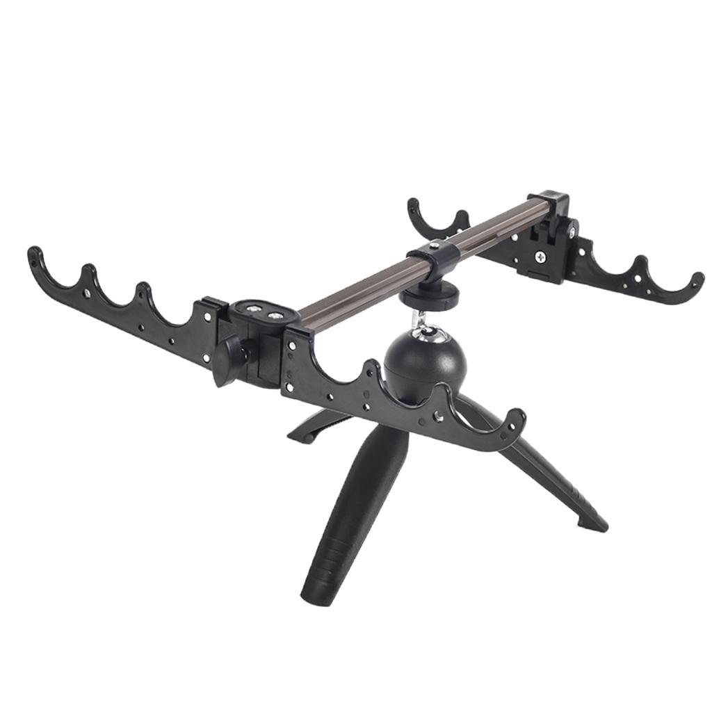 Portable Fishing Rod Holder Adjustable Lightweight Folding Ice Pole Mount