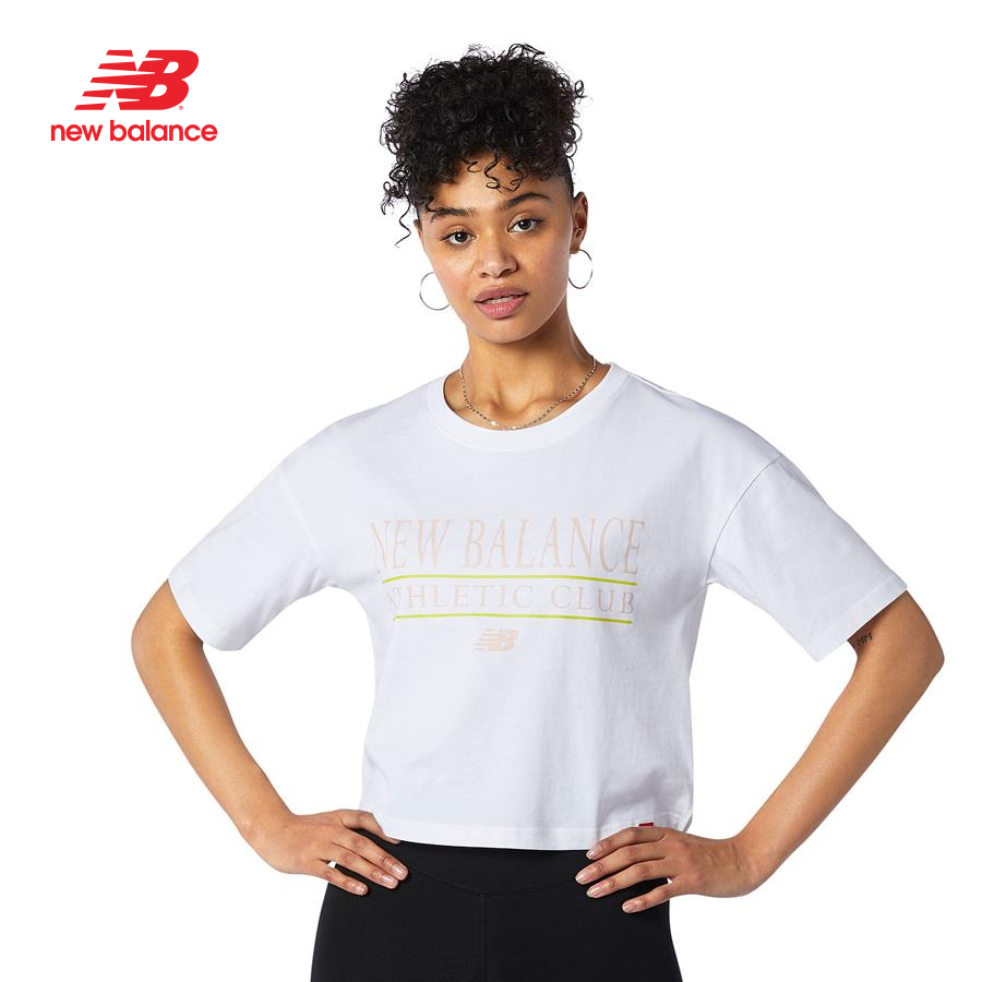 Áo thun tay ngắn thời trang nữ New Balance Essentials Athletic Club - WT13509WT (Form Quốc Tế)