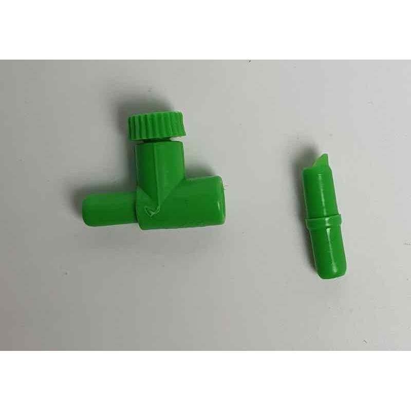 Combo 2 cái VAN KHÓA NHỰA XANH LÁ CAO CẤP CHO HỒ CÁ CẢNH - HÀNG CÔNG TY