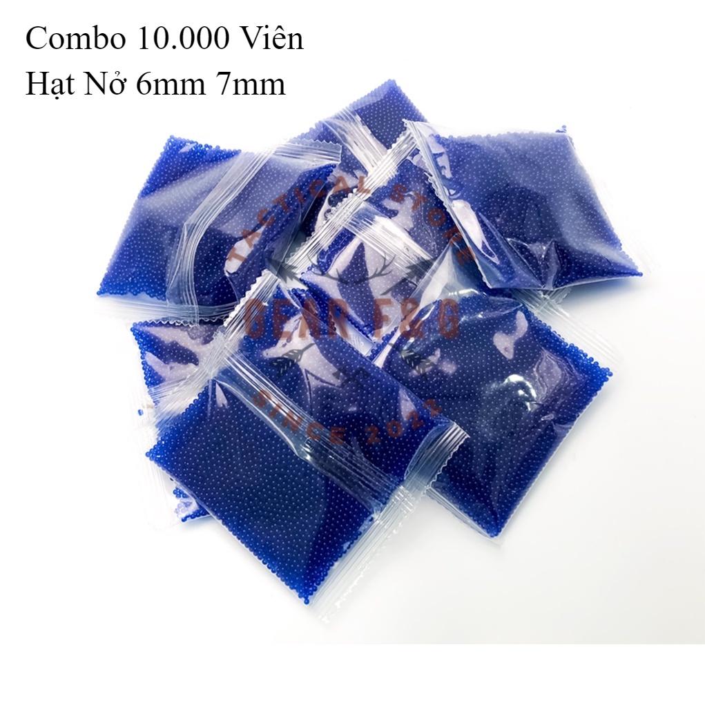 Combo 10.000 Viên Hạt Nở 6mm 7mm Thạch Nở, có bán kèm đồ chơi thạch nở