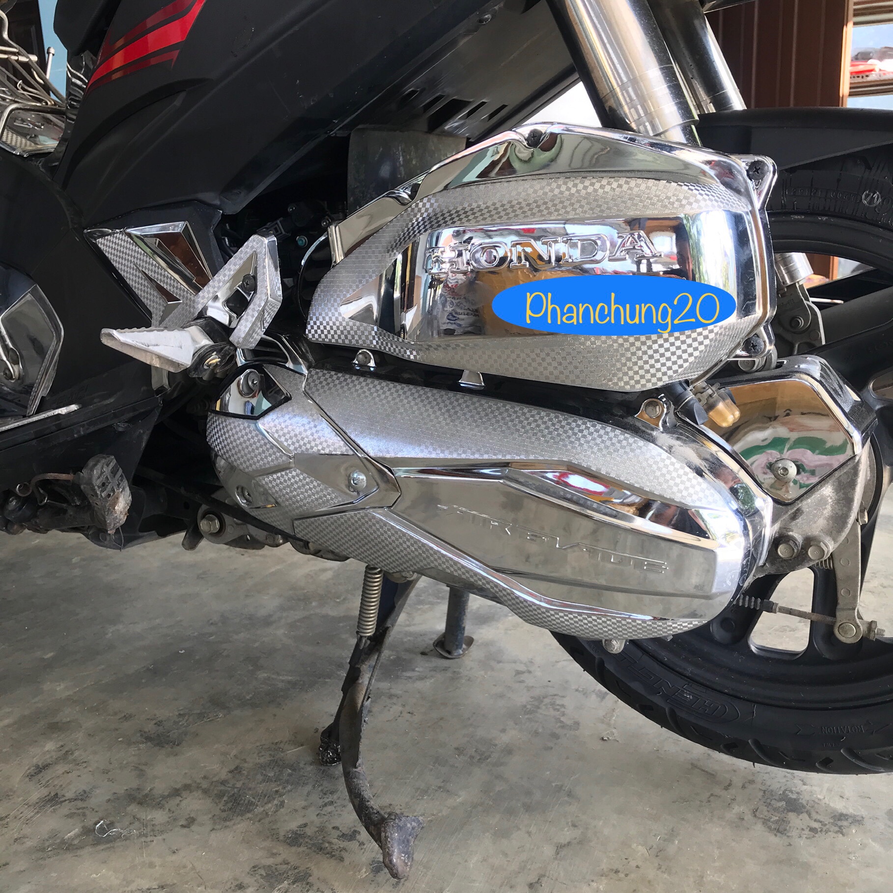 COMBO ỐP PHỤ KIỆN TRANG TRÍ DÙNG CHO ĐỜI XE AB 2016 2017 2018 2019 CROM