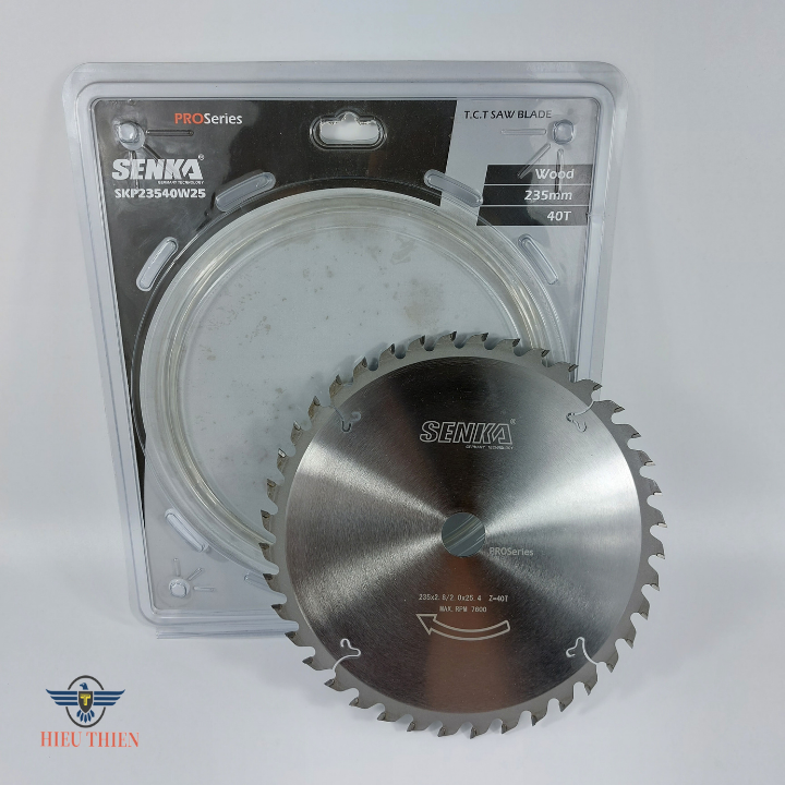 Lưỡi cắt gỗ hợp kim 235mm 40 răng SENKA