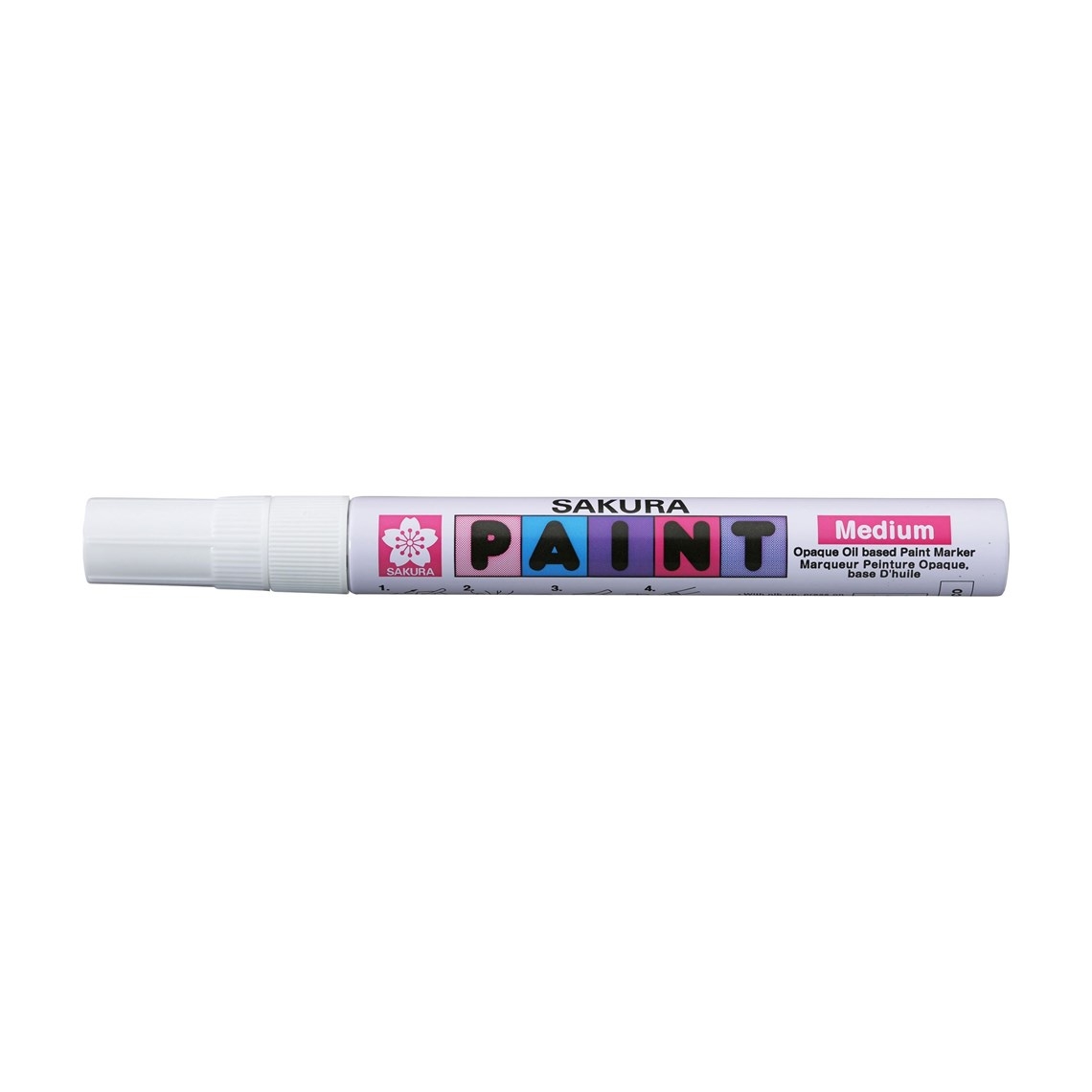 Bút Sơn Sakura Paint Marker Medium 2.0mm XPMK-B#50 - Màu Trắng