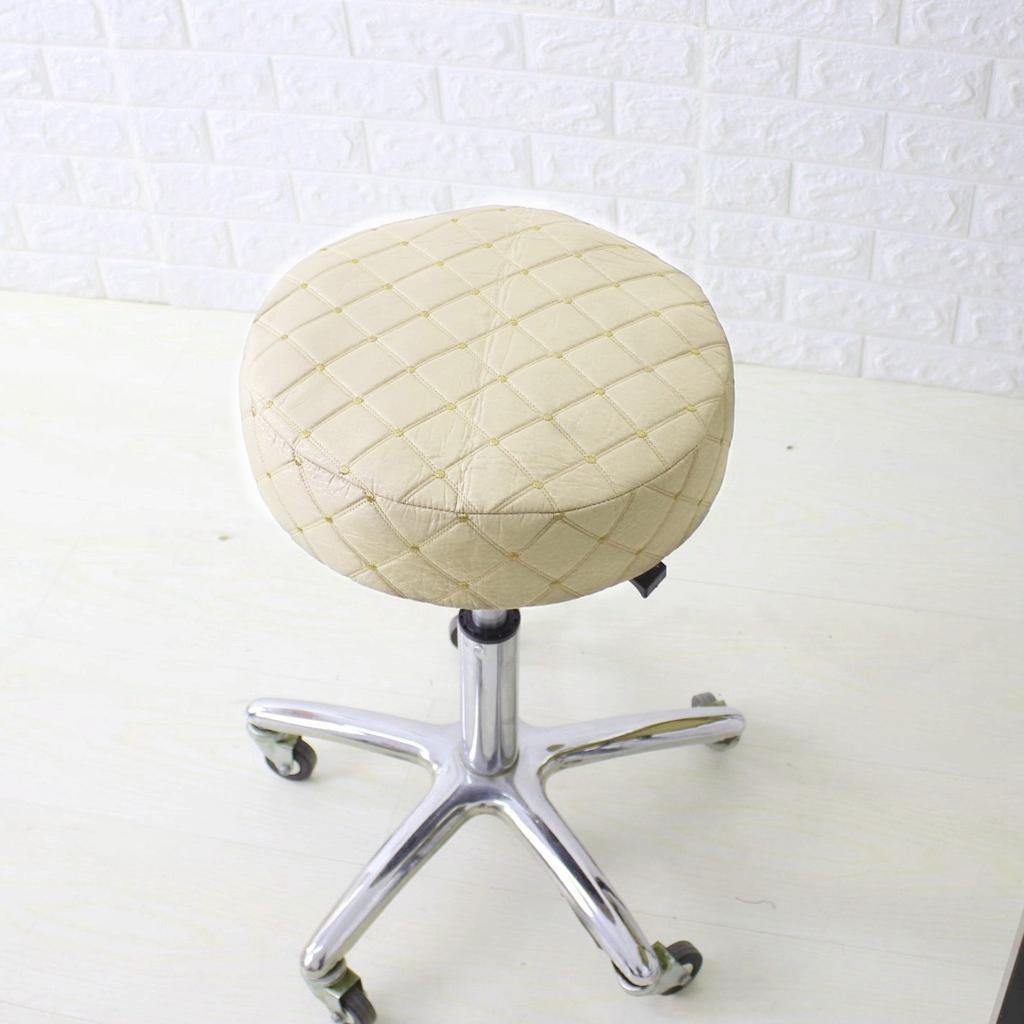Bar Stool Cover Round Lift Chair Seat Sleeve Polyester Salon