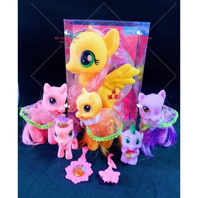 Mô hình ngựa pony - combo 6 con