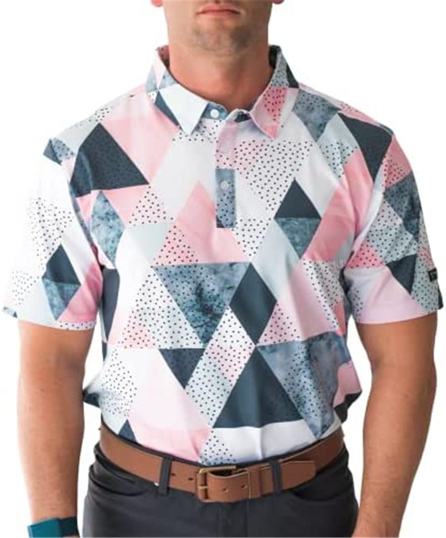 Áo sơ mi thể thao ngoài trời nam áo sơ mi áo thun mùa hè polo khô nhanh quần áo thoáng khí Color: 07 Size: XXS