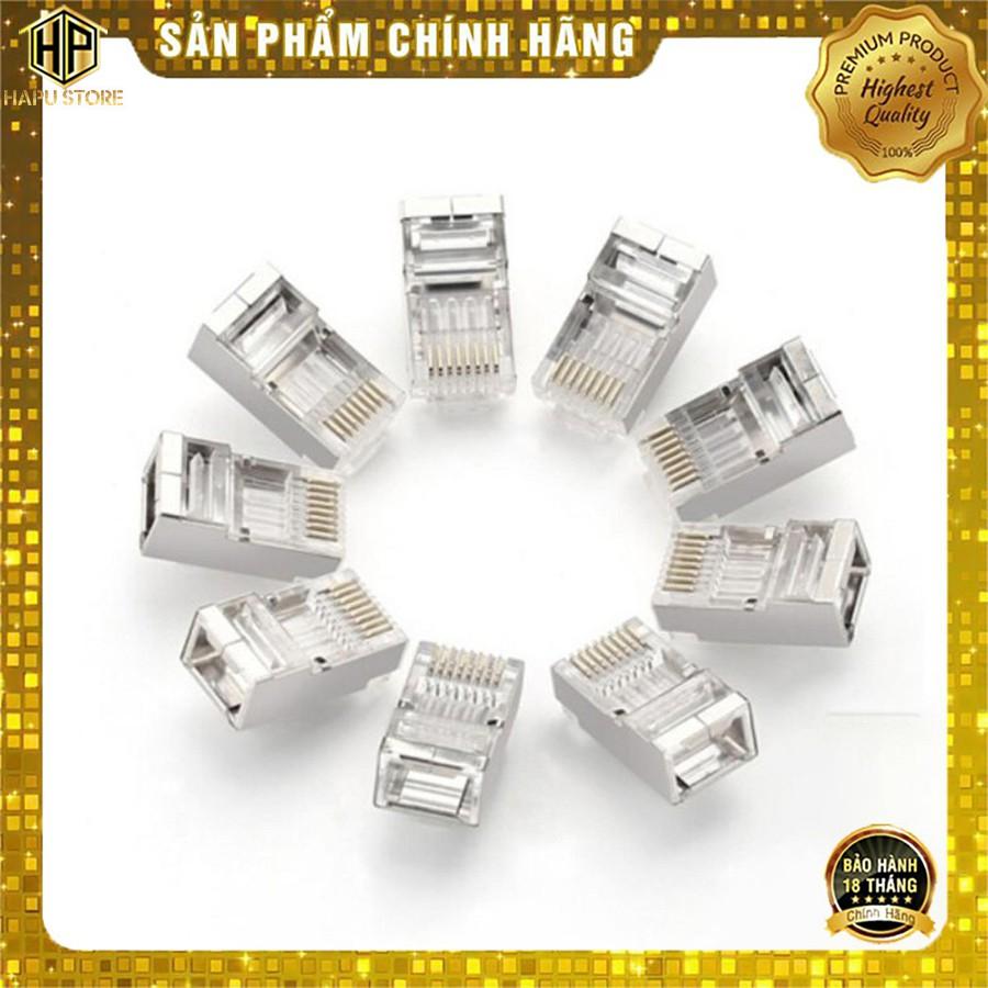 Túi 10 hạt mạng Ugreen 20333 chuẩn CAT6 bọc inox chính hãng - Hàng Chính Hãng