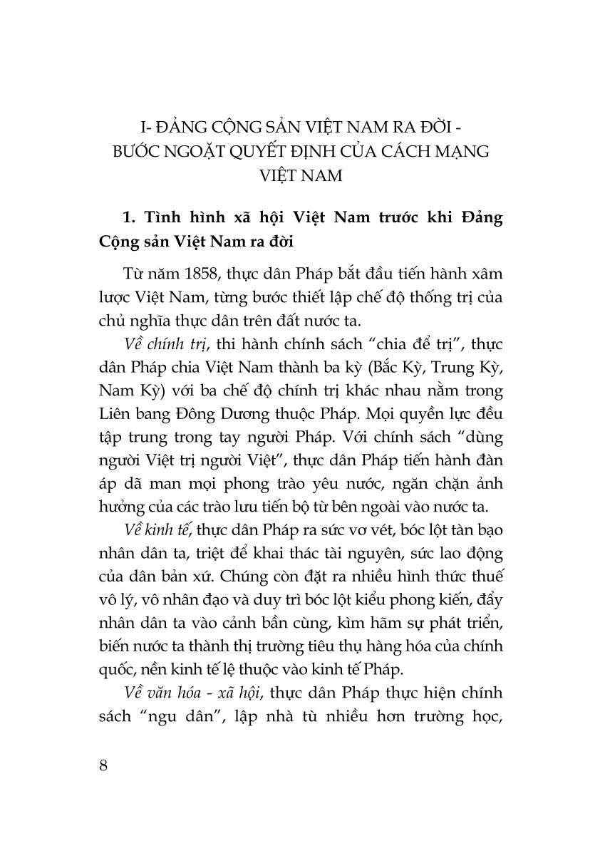 Tài liệu bồi dưỡng nhận thức về Đảng (Xuất bản lần thứ 24 có sửa chữa, bổ sung theo Văn kiện Đại hội lần thứ XIV của Đảng)