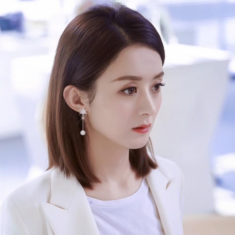 Khuyên tai nữ bạc tròn