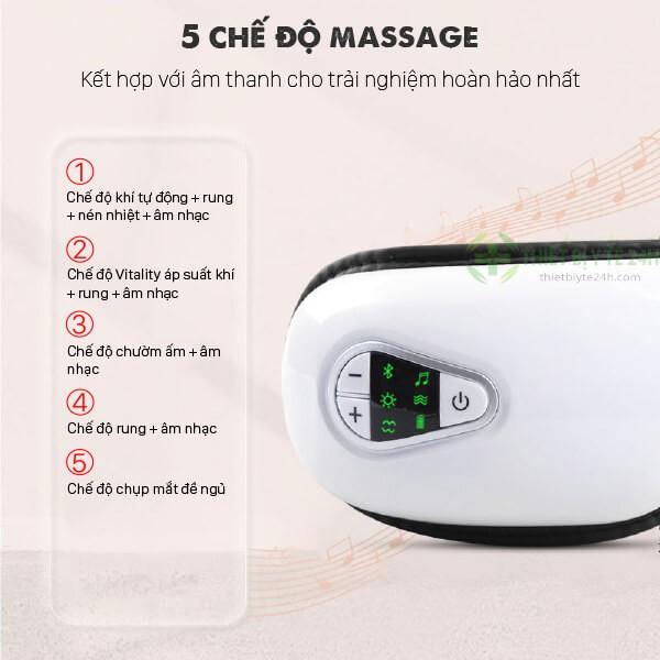 Máy Massage Mắt - Máy Mát Xa Mắt - Giảm Thâm Quầng, Loại Bỏ Vết Chân Chim, Xóa Bỏ Nếp Nhăn, Công Nghệ Nhật