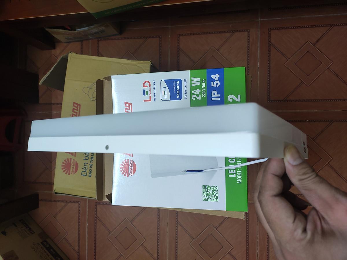 Combo 02 cái đèn led ốp trần 24W Rạng Đông -Kiểu tràn viền