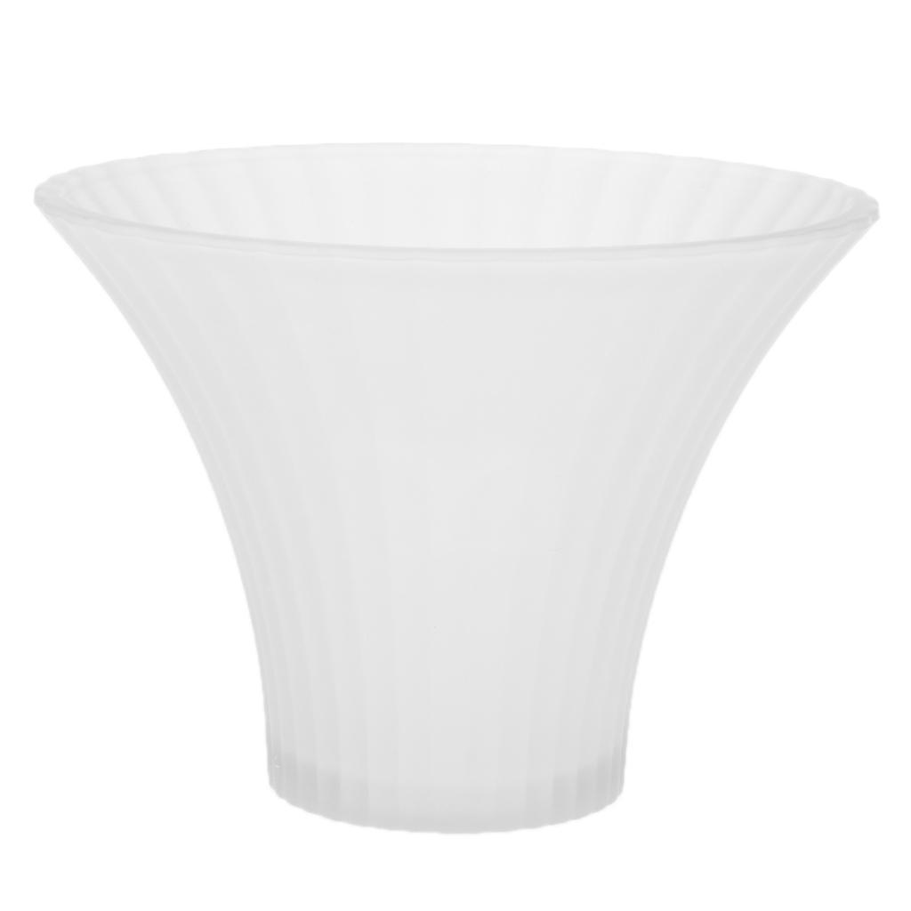Ceiling Fan Light Ruffle Shade Frosted Vintage Lampshade 1