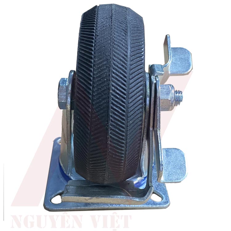 BÁNH XE ĐẨY HÀNG BẰNG CAO SU ĐẶC 100X38