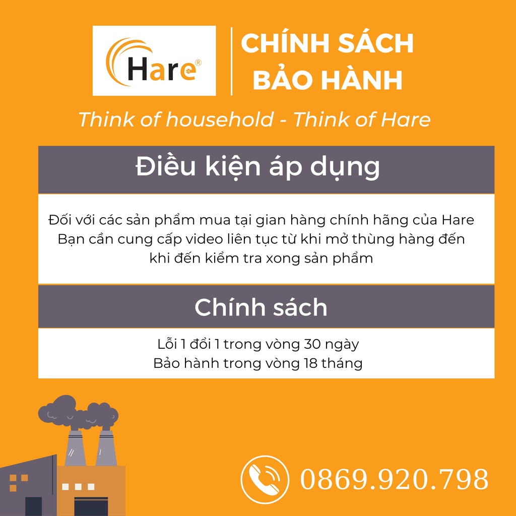 Quạt sưởi điện 2 bóng HR-HT800A -hàng chính hãng thương hiệu Hare - bảo hành 18 tháng