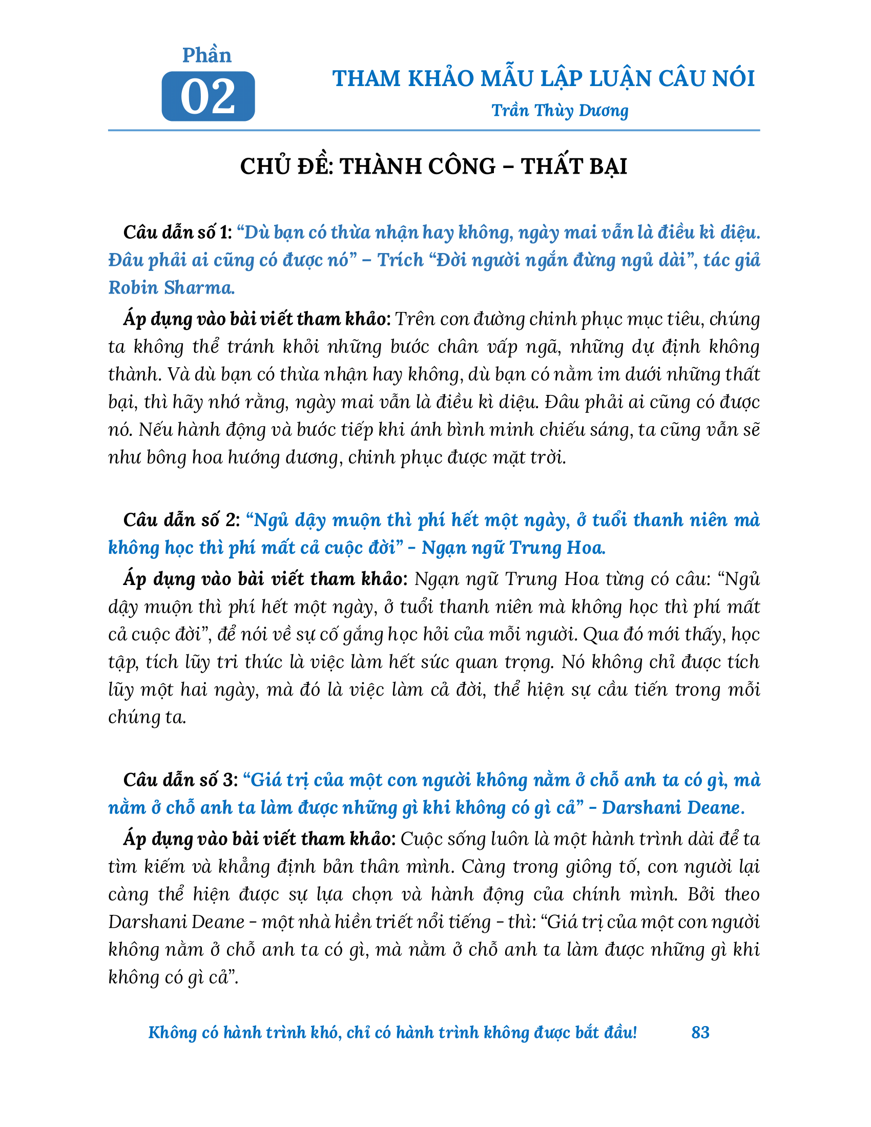 Sách - Nâng Cao Văn Phong Nghị Luận Xã Hội - cô Trần Thùy Dương