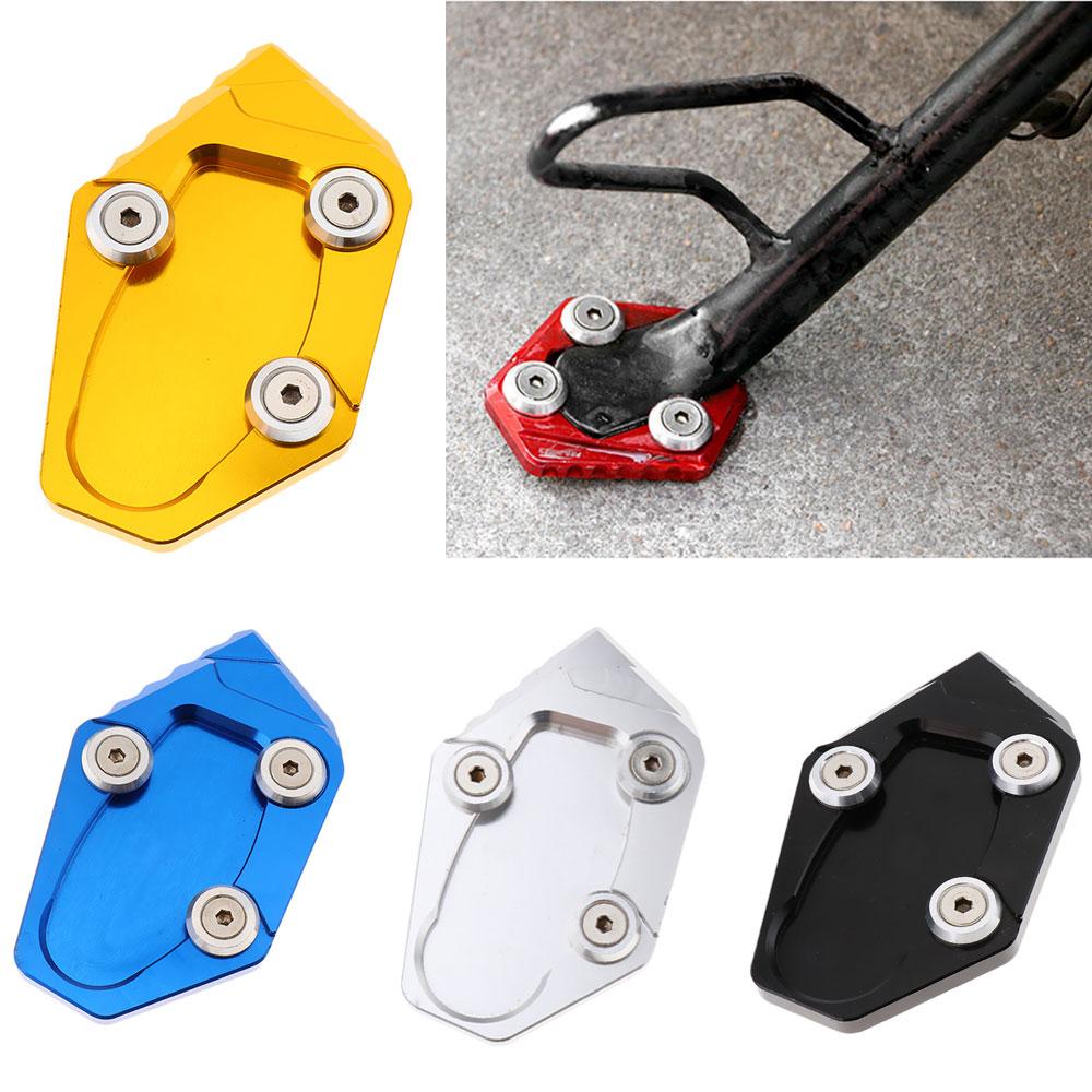 Motorcycle Kickstand Side Stand Extension Plate Pad For YAMAHA R25 R3