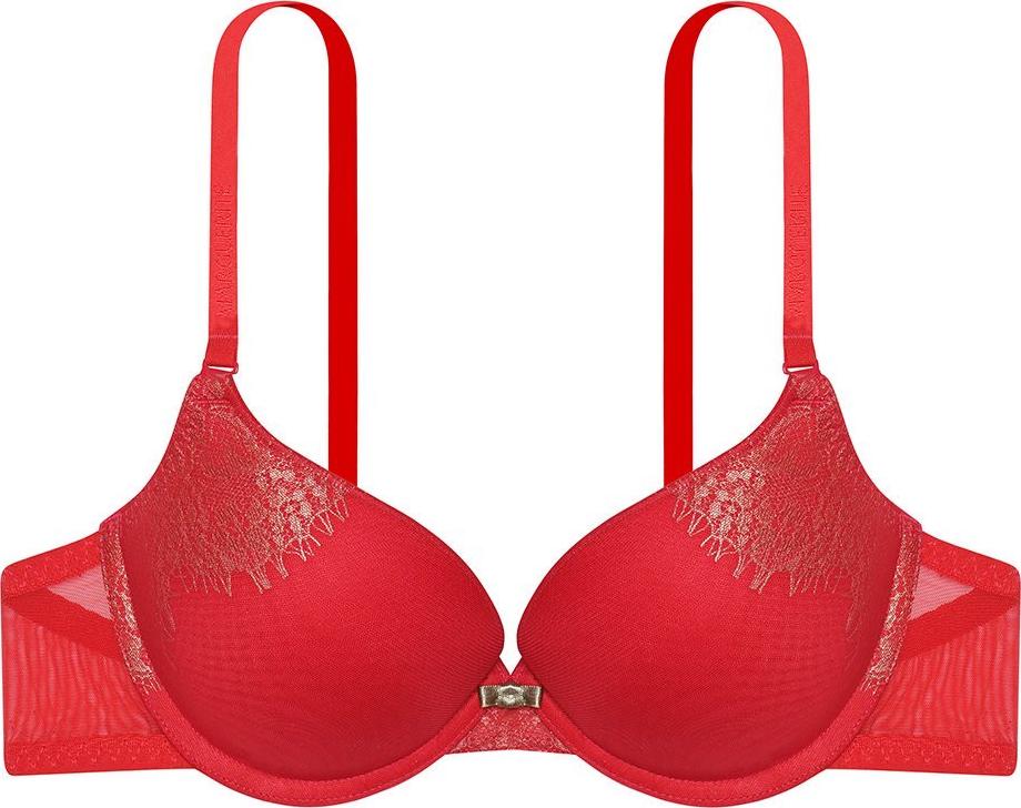 Áo ngực nữ Marguerite Paris 33030- thương hiệu Pháp, có gọng,đệm dày 2 múi nâng ngực tạo khe các màu