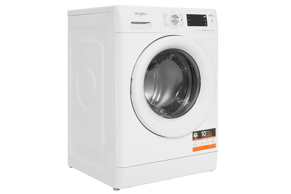 Máy Giặt Lồng Ngang Whirlpool FRESHCARE 9kg Trắng FFB9458 WV EE - Hàng chính hãng - Giao HCM và 1 số tỉnh thành