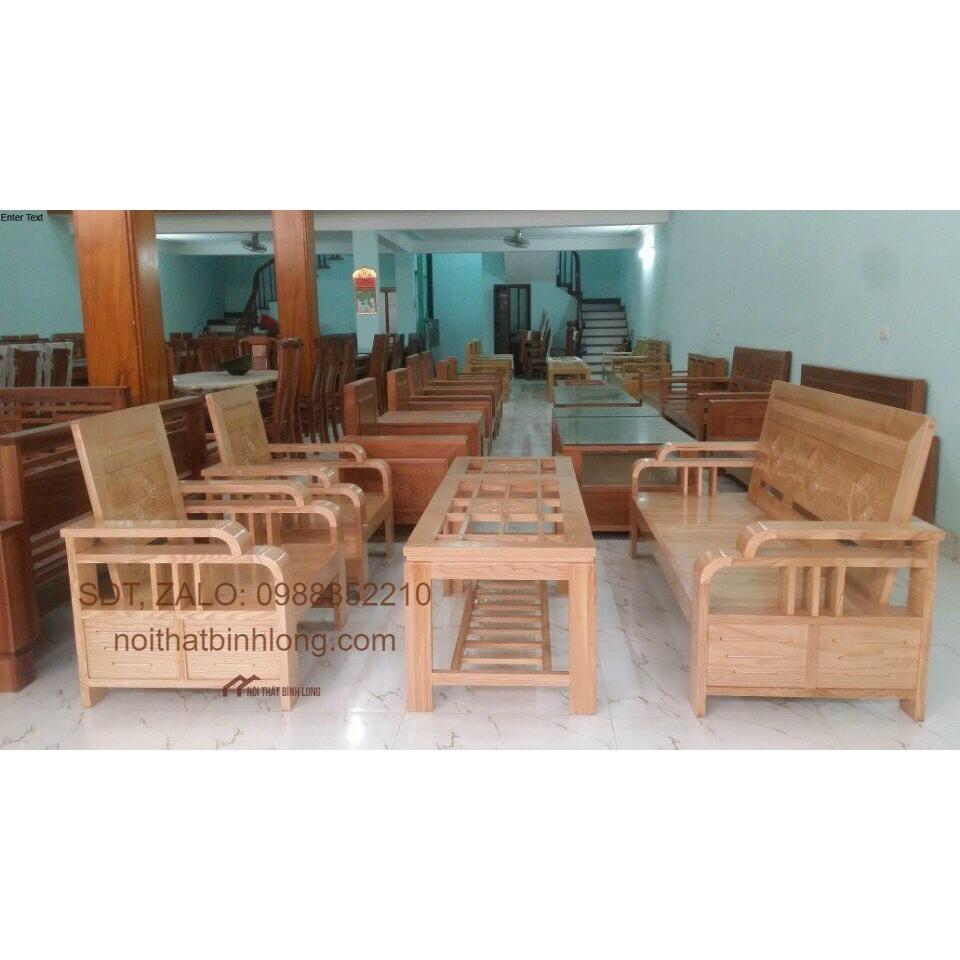 Bàn ghế gỗ sồi Nga
