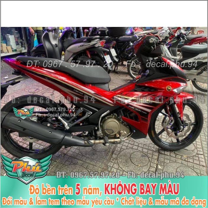 Tem rời Exciter 150 Y15ZR đỏ đen 2020 -1