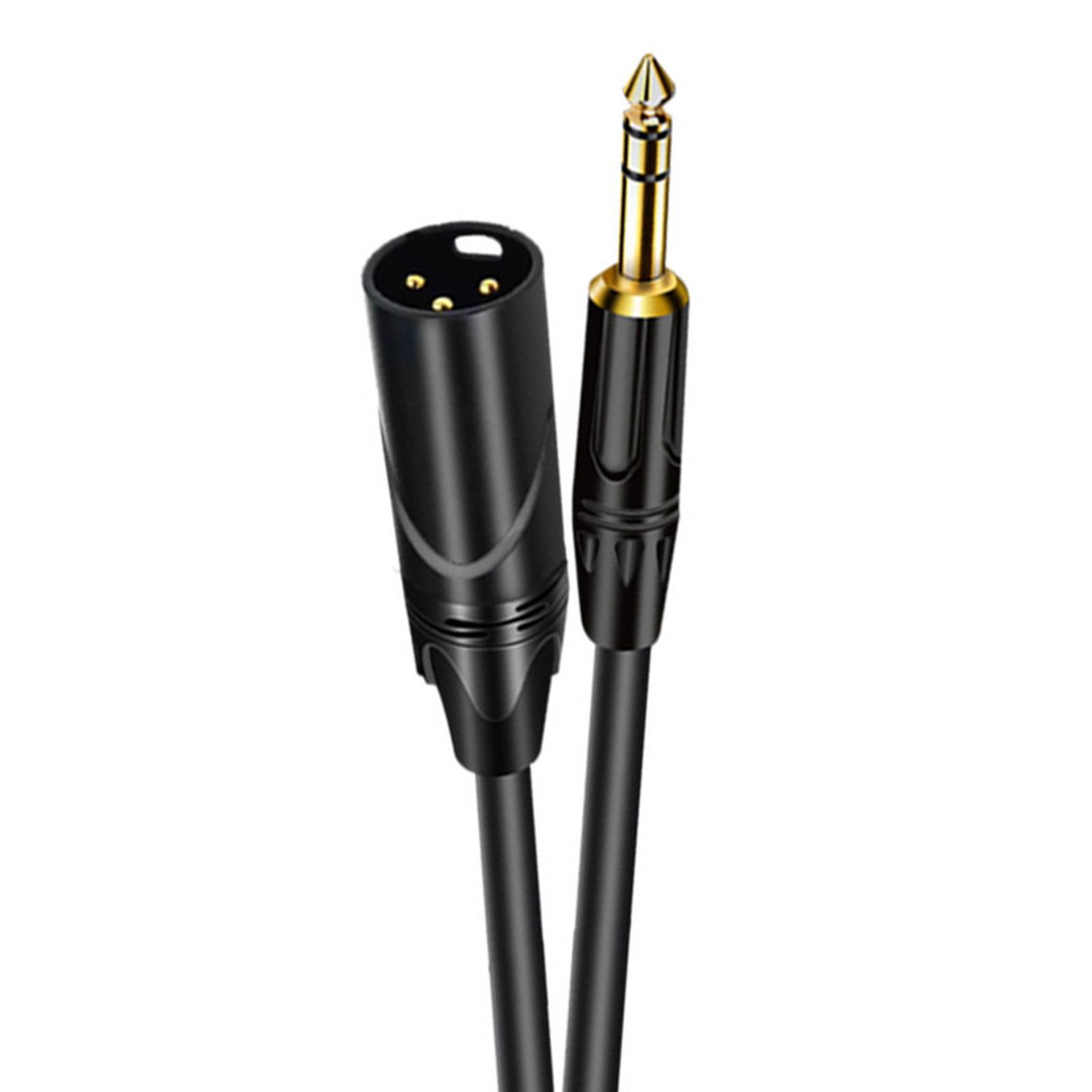6.5mm Male to XLR Male Stereo Audio Cable for Audio Stereo System Multimedia