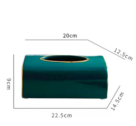 HỘP ĐỰNG GIẤY ĂN SỨ XƯƠNG PHONG CÁCH BẮC ÂU CAO CẤP SANG TRỌNG ( Size to 25x13x8cm )- VD84