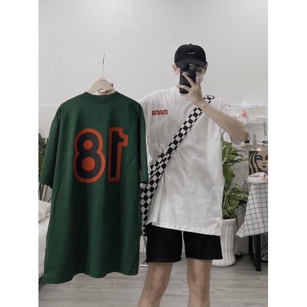 Áo thun tay lỡ áo thun unisex số 18