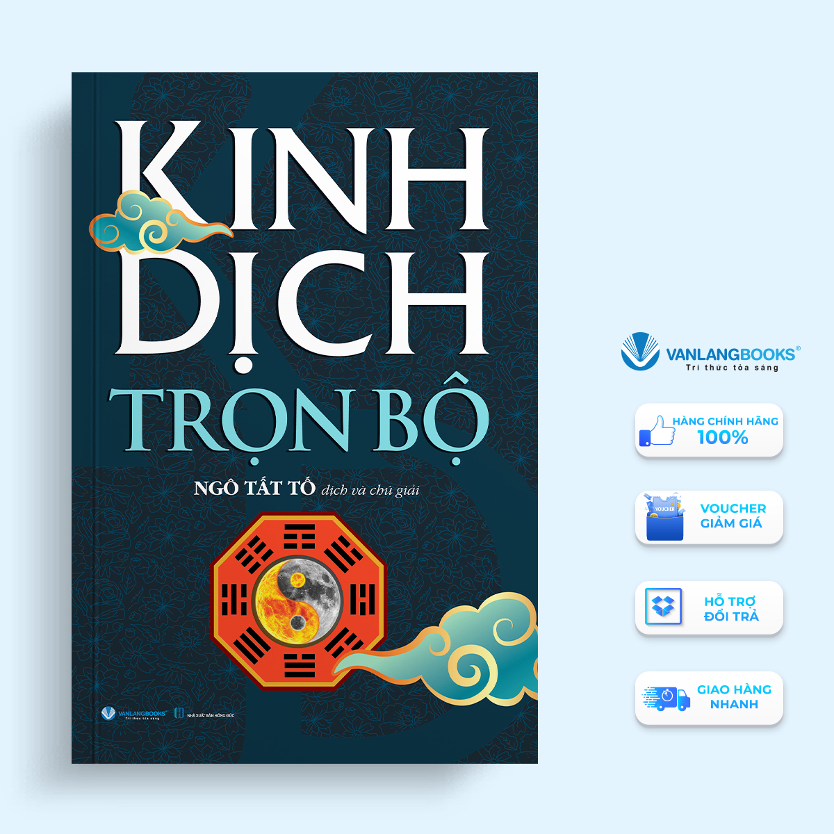 Kinh Dịch Trọn Bộ - Bìa Cứng - Vanlangbooks